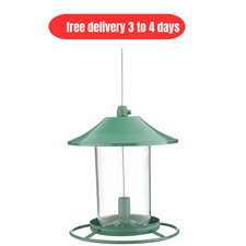 Perky-Pet Green Panorama Wild Bird Feeder - 2 lb Capacity