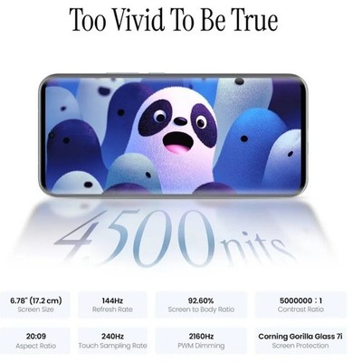 Tecno Pova Slim 5G Smartphone 8GB RAM 128GB Slim Black Global