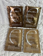 Pack Of 4 Malibu C Hard Water Wellness Hair Remedy Treatment Brassy Toner