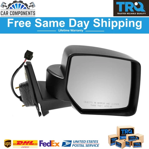 New Side View Mirror Power Textured Black RH For 2007-2009 Jeep Patriot