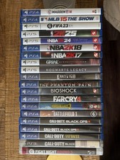 PlayStation PS3/PS4/PS5 Game Lot: NBA 2K, Call of Duty, FIFA, Madden, MLB
