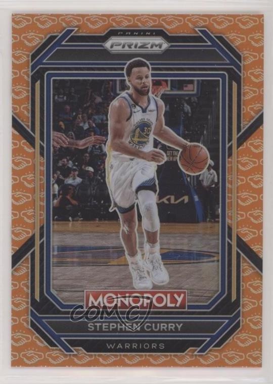 2022-23 Panini Prizm Monopoly Handshake Deal Prizm Stephen Curry #28 0vf5