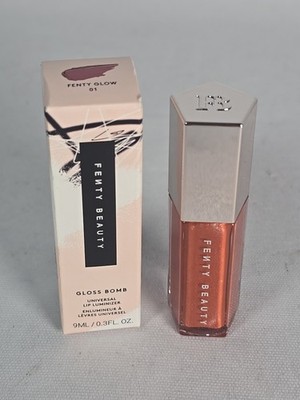 FENTY BEAUTY Gloss Bomb Universal Lip Luminizer 9ml Fenty Glow 01 Rose Nude NEU