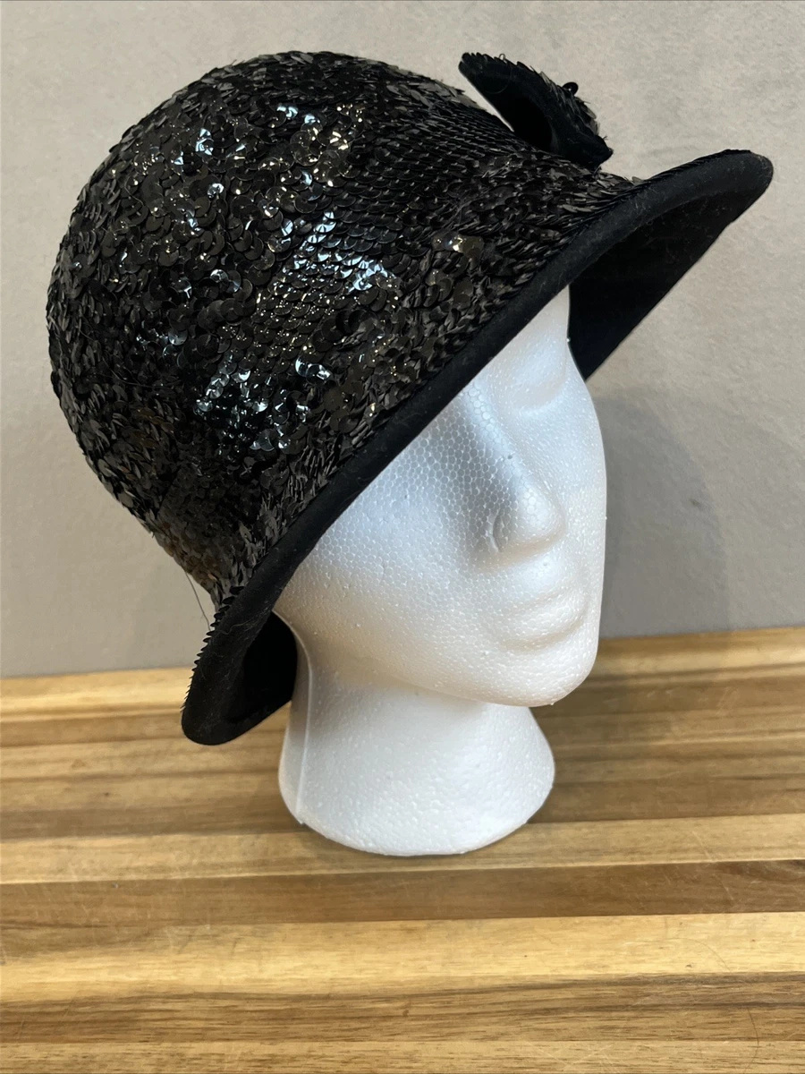 Sequin Black Vintage Hats for Women for sale | eBay display picture 1