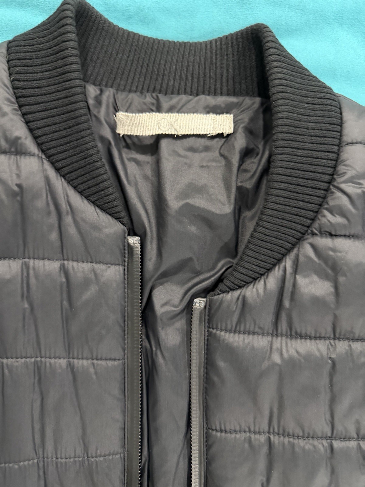 Outerknown - Black Evolution Puffer Bomber Jacket… - image 2