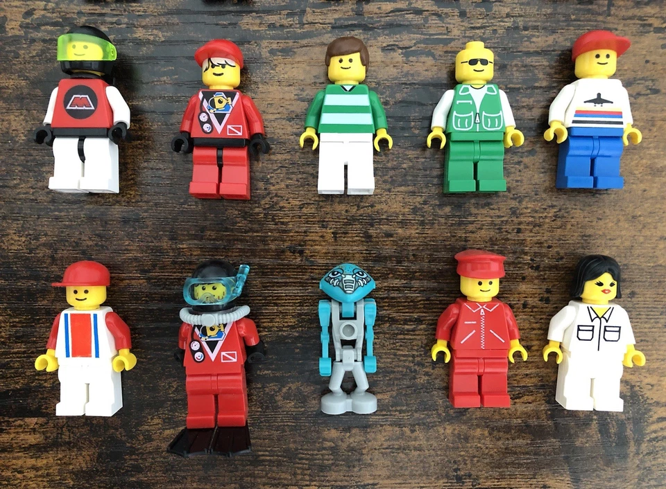 Lego Lote de 20 Minifiguras Clásicas Años 80’s/90’s. Mayormente ciudad y pueblo Foto 3 de 4