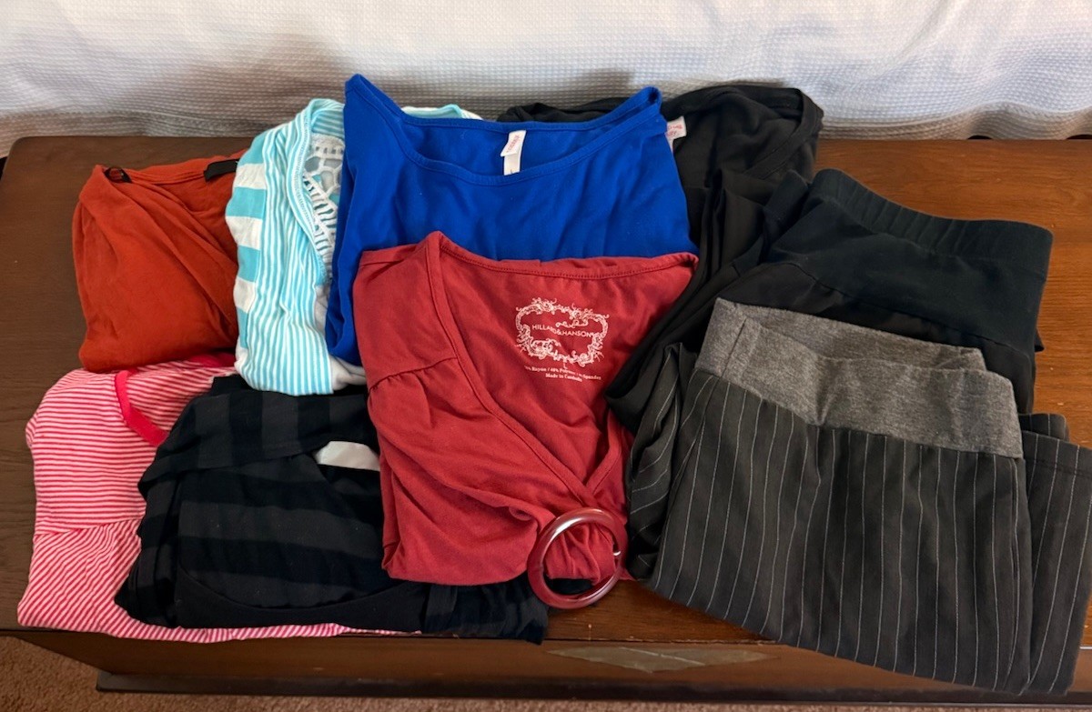 Maternity Clothes Size Large (Bundle 7 Shirts / 2… - image 1