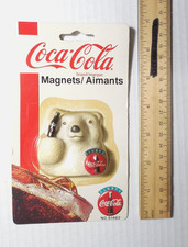 Coca Cola Polar Bear Magnet Coke Vintage 1995 New in package