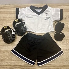 BUILD A BEAR Clothing Lot with SOCCER Cleats Shirt Shorts Shin Guards