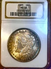 1885 P MORGAN DOLLAR  NGC CH BU + OLD HOLDER WITH ASSUME TONING
