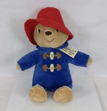 Paddington Bear Plush 13" Kohl's Cares Blue Coat Red Hat Stuffed Animal Toy
