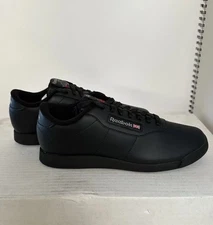 Reebok Women's Princess WIDE D Size 7.5 Shoes Black - 30892
