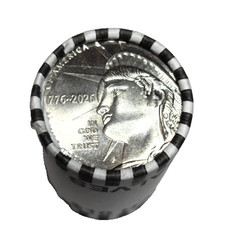 2026-P America 250 Enduring Liberty medio dólar rollo OBW $10 (20 monedas) UNC
