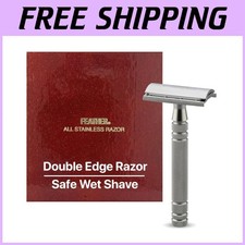 Stainless Steel Safety Razor with Control