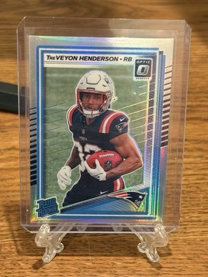 2025 Donruss Optic Treveyon Henderson Holo Prizm Rated Rookie SP #248 RC Pats