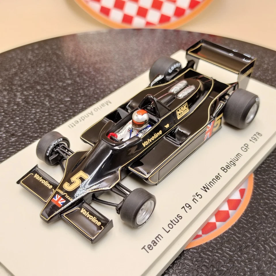 SPARK 1/43 Team Lotus 79 #5 Winner Belgium GP 1978 Mario Andretti S1848 resin - Image 2 of 4