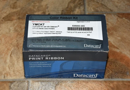 Genuine Entrust Datacard 535000-003 - YMCKT Color Ribbon Kit/ 500 Prints