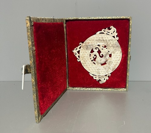 Jade Scheibe Drachen China Asiatika - Bild 1 von 9