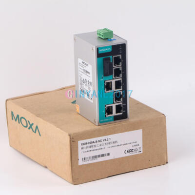 1PCS new MOXA EDS-208A-S-SC industrial Ethernet switch