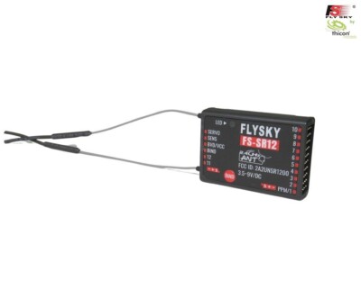 Empfänger FS-SR12 ANT 12-Kanal für FS-ST8 FlySky