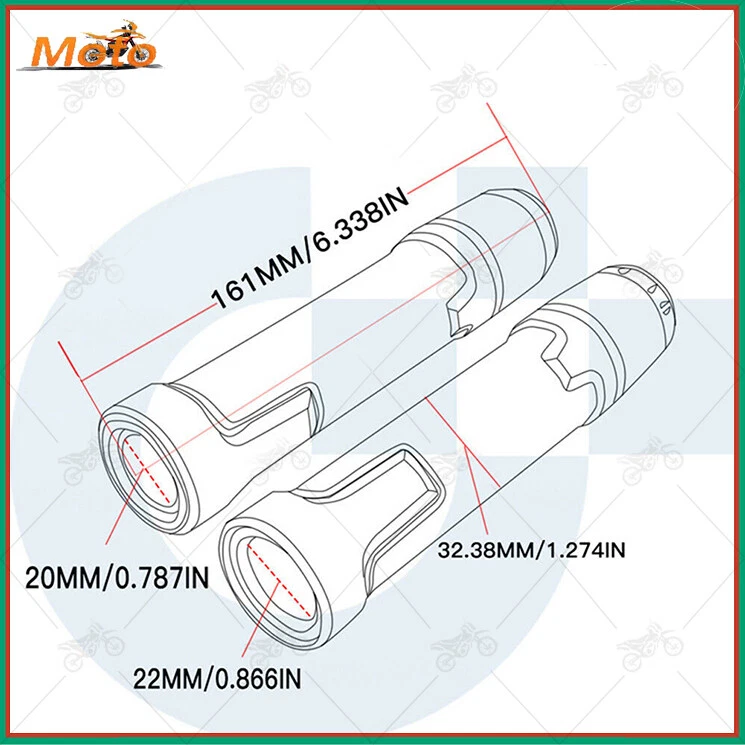 Empuñaduras de manillar de motocicleta CNC de 7/8" nuevas para DUCATI Monster 659 696 795 796 Foto 2 de 4