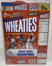 1998 Wheaties Box, Yankees World Series Champions,Lot of 2 Flat, Derek Jeter, FS