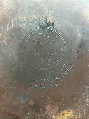 Vintage Revere Ware 1801 Stainless Steel Copper Bottom 8