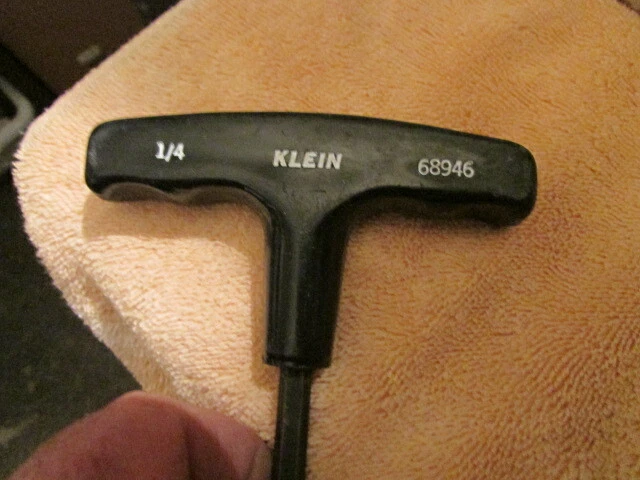 KLEIN TOOLS 68946 T-HANDLE HEX KEY, 1/4" - Image 2 of 3