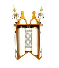 Cherish Tradition Tifara Judaica Sephardic Torah Scroll (48cm) A Beautiful Pi...