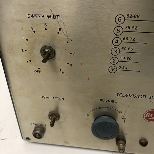 RCA TELEVISION SWEEP GENERATOR WR-59B Powers on - Untested - Picture 5 of 7