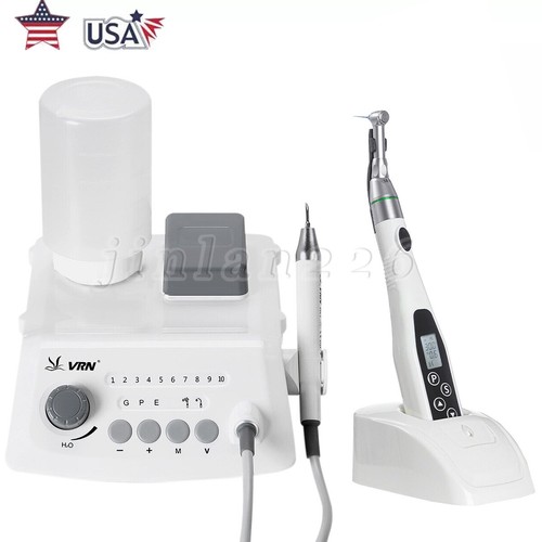 Dental Ultrasonic Piezo Scaler Handpiece / LED Fit EMS DTE SATELEC / 5 Tips/ Key