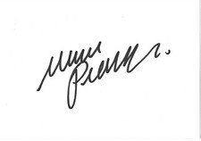 Mikael Persbrandt Autogramm signed 10x15 cm Karteikarte