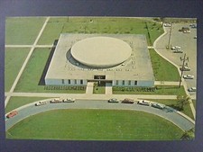 Goshen College Church Indiana IN Aerial View Vintage Color Postcard 1950s