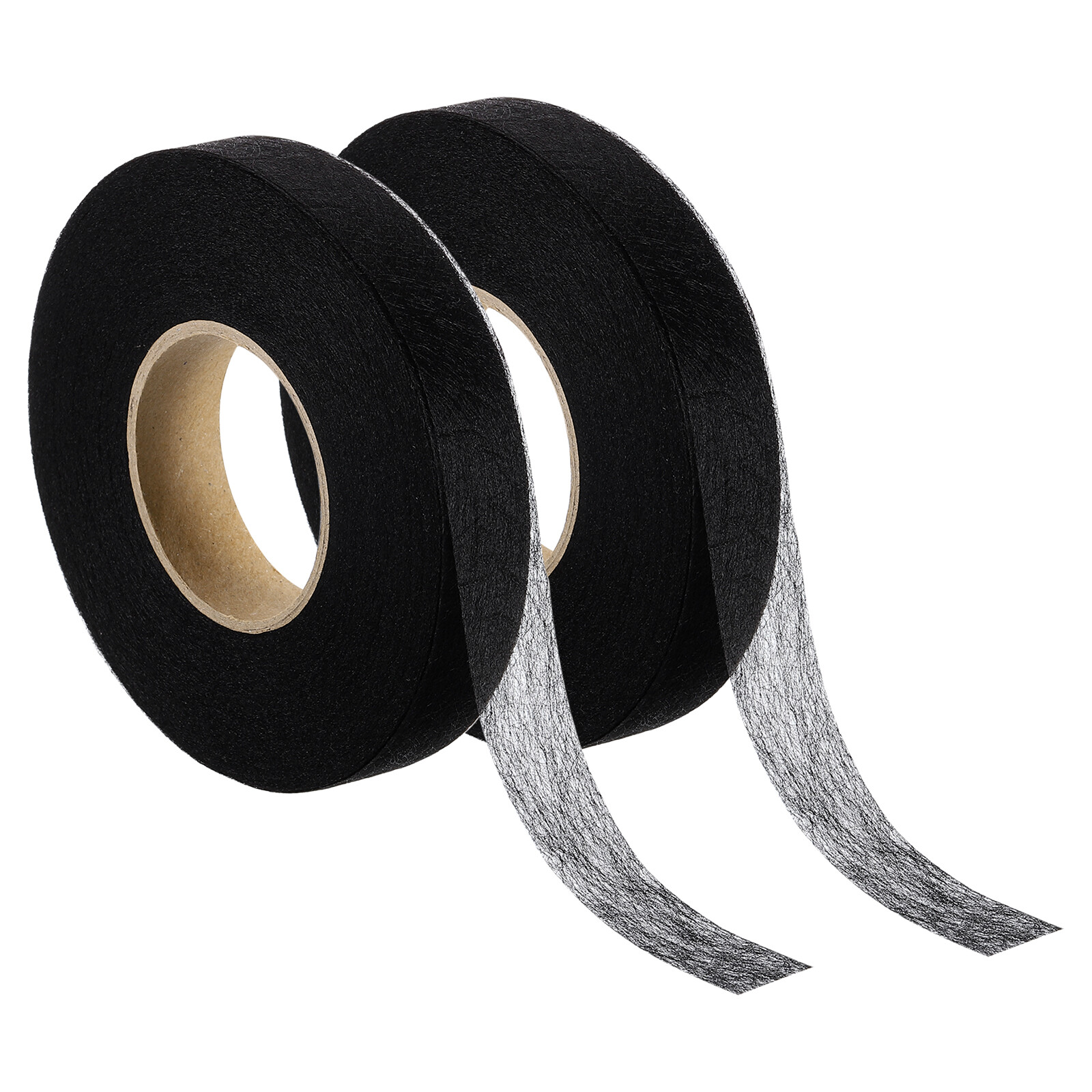 2 Rolls 80 Yard 4/5 Inch Iron-on Hemming Tape Stitch Witchery Hem Black
