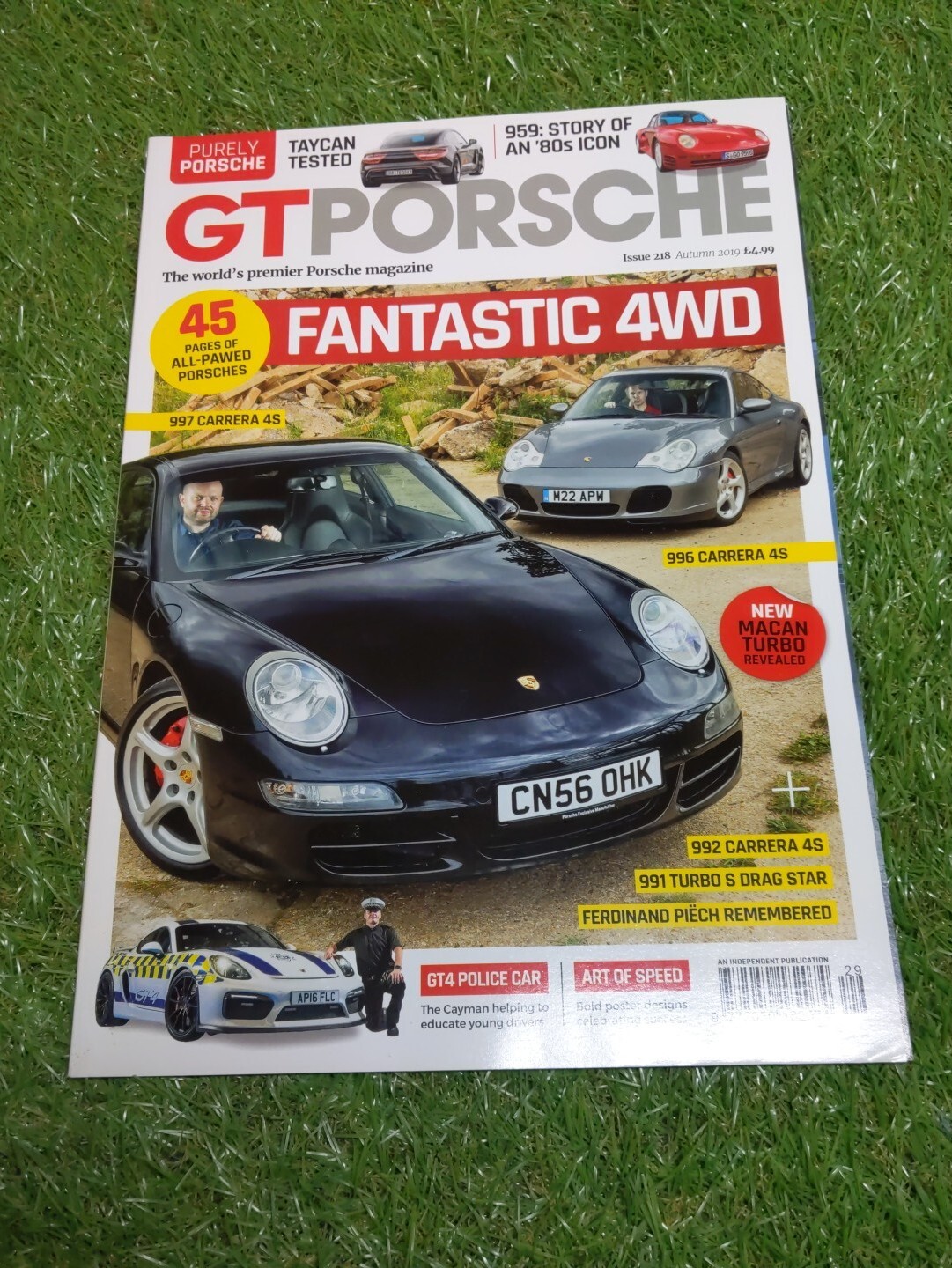 GT Porsche Car Magazine Autmn 2019 Issue 218 Car Collection Collector Magazine
