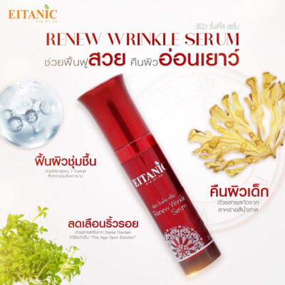 Renew Wrinkle Serum Skin Brighten Smooth Glowing lifting Reduces Wrinkles 30 ml