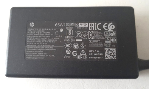 "Original HP TPN-LA16 65W 19,5 V 3,33 A Laptop Ladegerät/Netzadapter ""gebraucht"