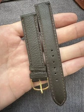 Vintage Watch Strap 18 mm  Leather Nos Top Quality V55