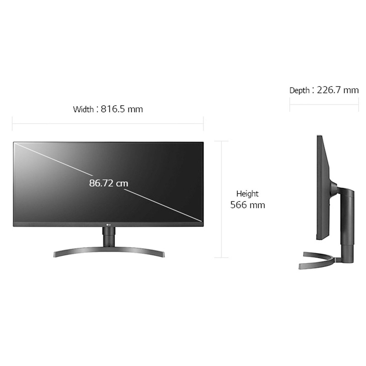 LG 34WN750 UltraWide Monitor 34 LG 34WN750 UltraWide Monitor 34