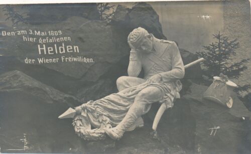 Nr-49538 Foto PK Wien Denkmal der 1809  gefallenen freiwilligen Wiener Linz 1911 - Picture 1 of 2