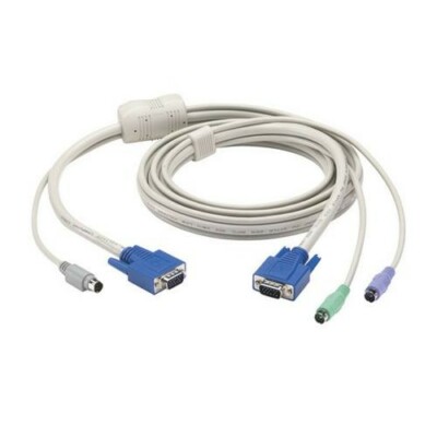 Black Box EHN429-0006 SUN 8 pin mini-DIN to PS/2 Converter plus VGA - 2 Meters