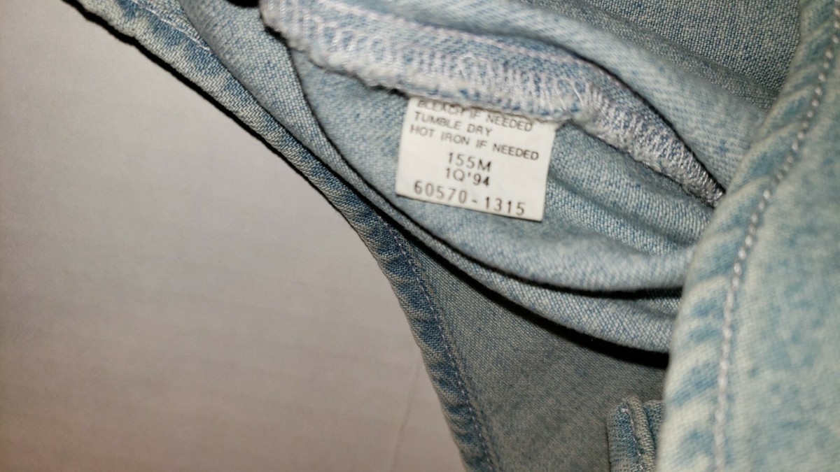 Levi Strauss Signature Womens light Denim Biker Jean Vest Misses