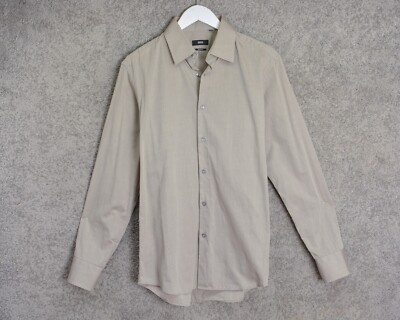Hugo Boss Herrenhemd Größe 41 / 16 Hellbraun Original (14251)