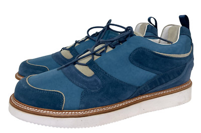 NEW MARCUS ALEXANDER DUSTY BLUE SAGE BARLOW LOW TOP SNEAKERS SHOES SIZE 12