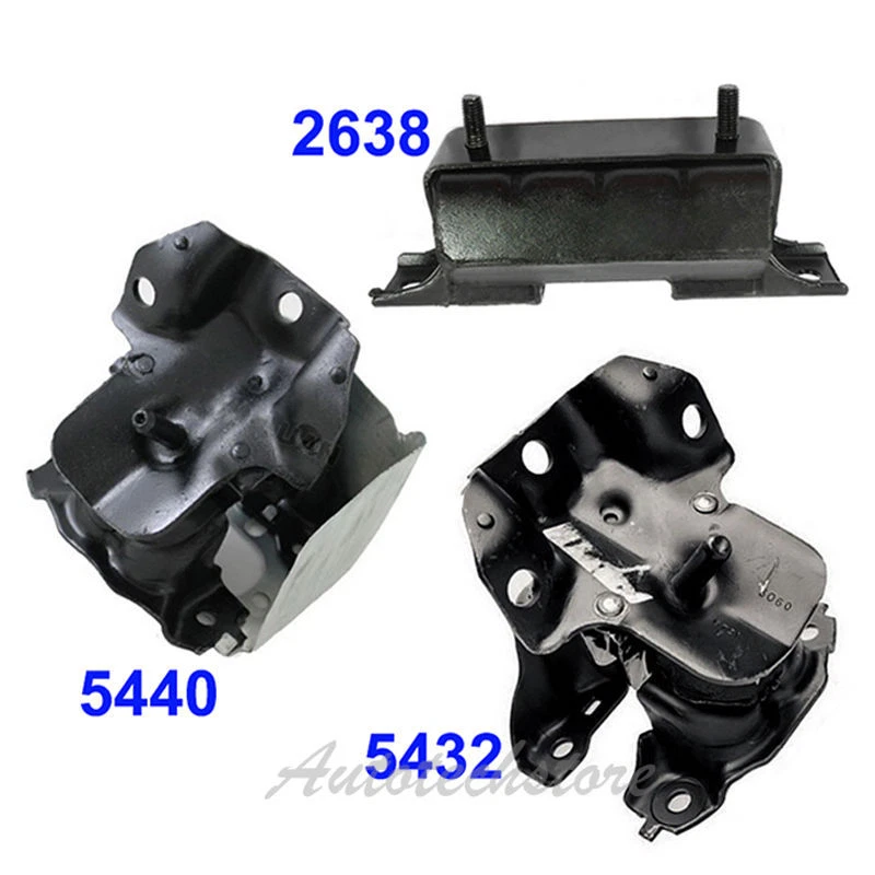 08-13 For Chevy Silverado 1500 GMC Sierra 1500 4WD Motor & Trans. Mount M1130 - Image 2 of 4