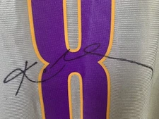 KOBE BRYANT Majestic 2002 NBA ALL STAR WEST JERSEY #8 SIZE XL Autographed AUTO 