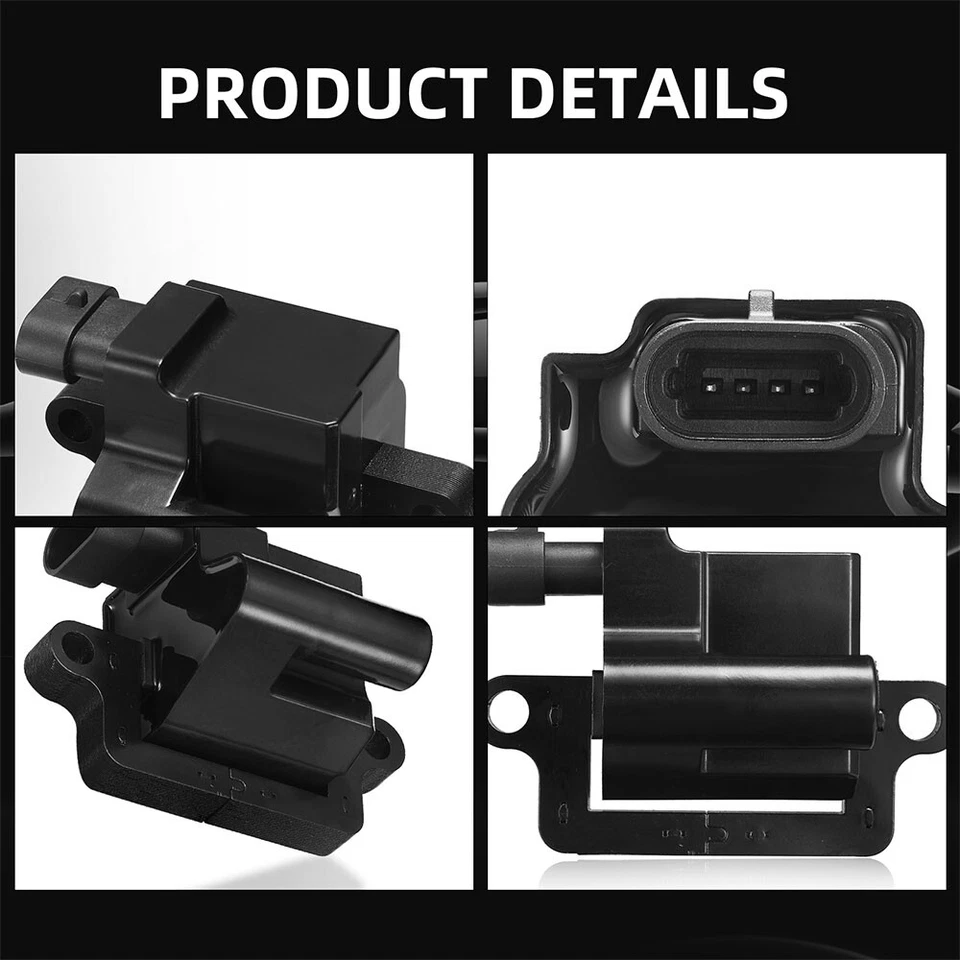 8 High Performance Square Ignition Coils UF271 For Chevy GMC 4.8L 5.3L 6.0L 8.1L - Image 2 of 4