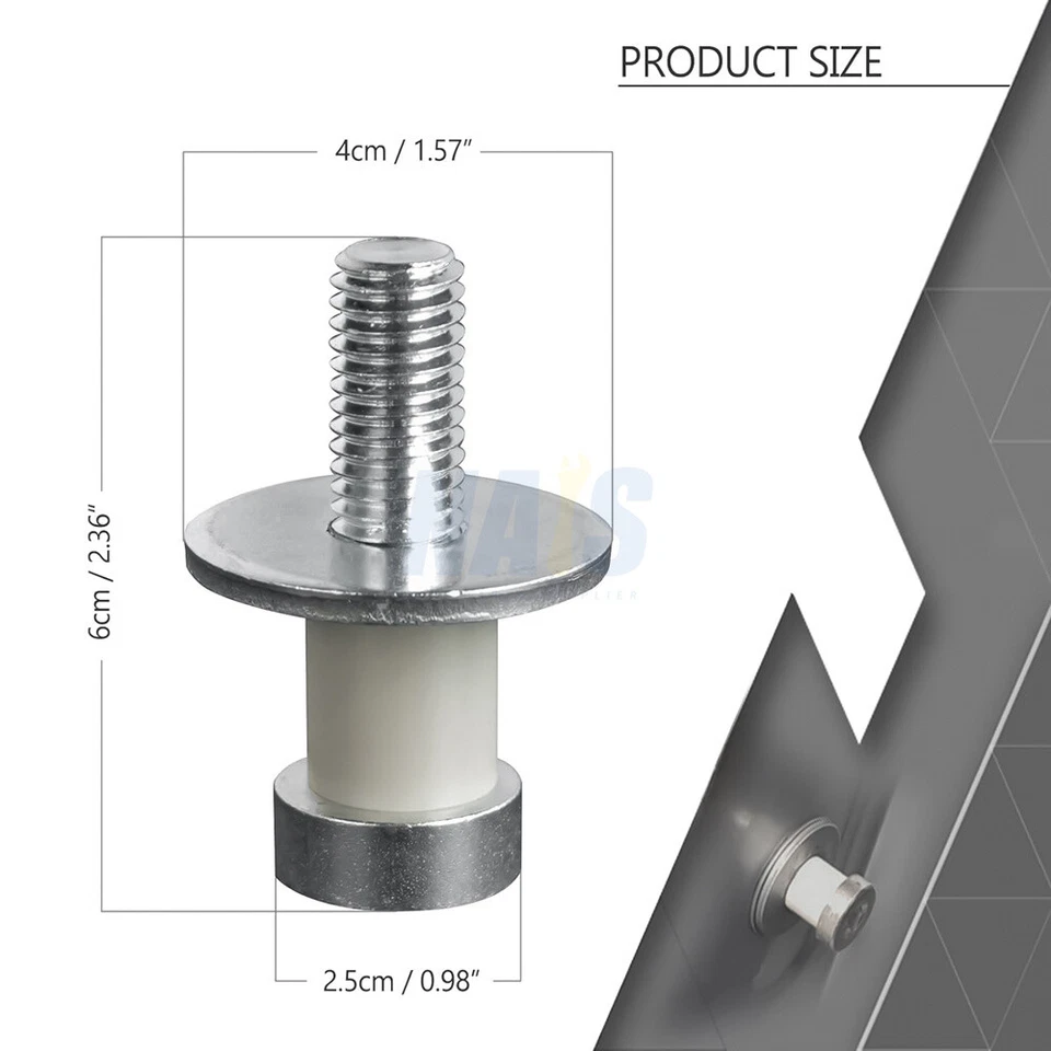 9601750 Door Latch Striker Bolt 38420 Fit 71-91 Buick Cadillac Olds Pontiac GM - Image 4 of 4