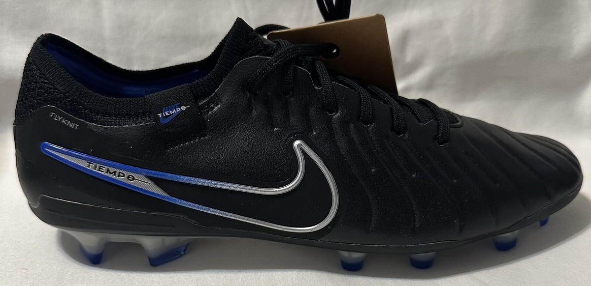 Nike Tiempo Legend 10 Elite FG Soccer Cleats Black/Chrome DV4328