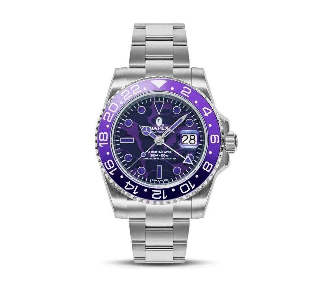 A BATHING APE Men's Wrist Watch TYPE 2 BAPEX COLOR CAMO A BATHING APE Men's Wrist Watch TYPE 2 BAPEX COLOR CAMO
